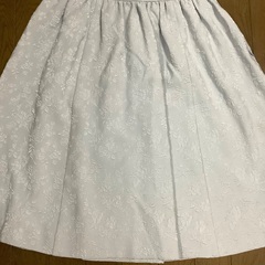 31sons de mode 水色膝丈フレアスカート