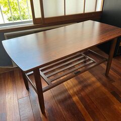 【カリモク60】 リビングテーブル（小）ウォールナット