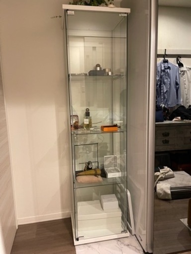 【商談中】IKEA イケア　ガラスショーケース