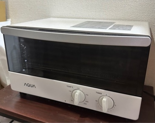 【取引決まりました】AQUA オーブントースター　横型