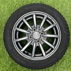 引渡し決定155/65r14 ホイール付スタッドレスタイヤ４本