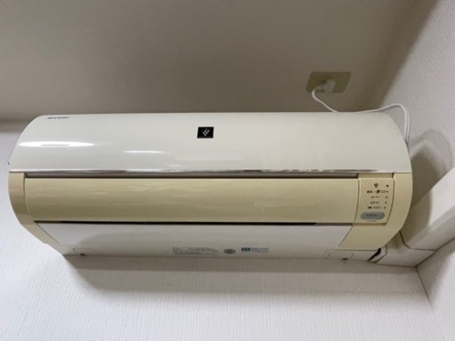 【受渡完了】シャープ　セパレート形ルームエアコン＋室外機　AY-C40EX-W