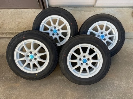 お話中　スタッドレス、アルミホイール4本セット中古品