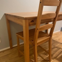 IKEA ヨックモック　ダイニングセットの画像