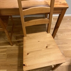 IKEA ヨックモック　ダイニングセットの画像