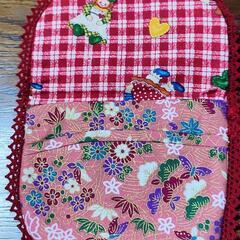 ✨新品ちりめん生地古典柄の可愛いポーチすの画像