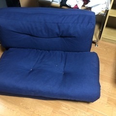 【急募】値下げ可！！ソファ　折りたたみ　シングルベッド
