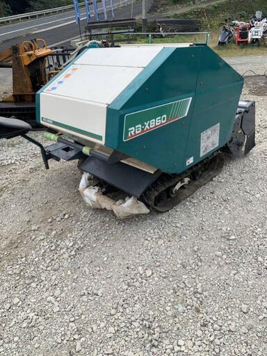 アテックス　自走式　ロールベーラー　RB-X860 牧草　梱包　実働品　セル　クローラー　美品