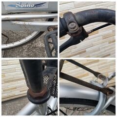 中古自転車 変速無し 26インチ ブロックダイナモ軽整備済み 防犯登録対応 町田市 相模原市 032MMの画像