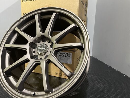 新品 BLEST EuroSport Type SS-01 ブレスト ユーロスポーツ 18インチ 4本 8J5HPCD114.3+35 ブロンズ ヴェルファイア等　(VHZ072) BLEST（ブレスト） ユーロスポーツ タイプSS-01 1本販売 ホイール