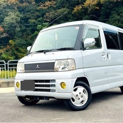 ❗️車検R7年3月❗️三菱　タウンボックス　4WD 5速MT ターボ車
