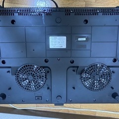 山善　YEH-1456 2019年製 専用台セット　箱説明書有り　IHコンロ IHクッキングヒーターの画像