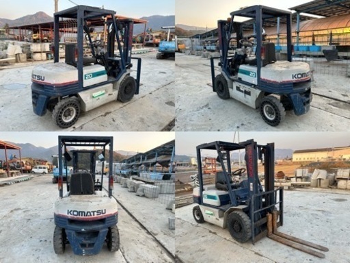 コマツ KOMATSU FD20-11 ディーゼルフォークリフトです。稼働時間：4362時間。