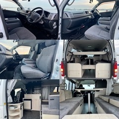 🔹キャンピングカー トヨタ ハイエースワゴ10人乗り GL パッケージ TRH214W 車検:令和6年9月 Toyota Hiace Camping Car の画像