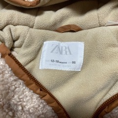【ZARA baby】モコモコのアウターの画像