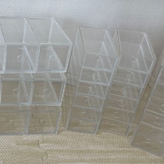 無印　アクリルケース　6個セット　透明ケース　アクリル収納