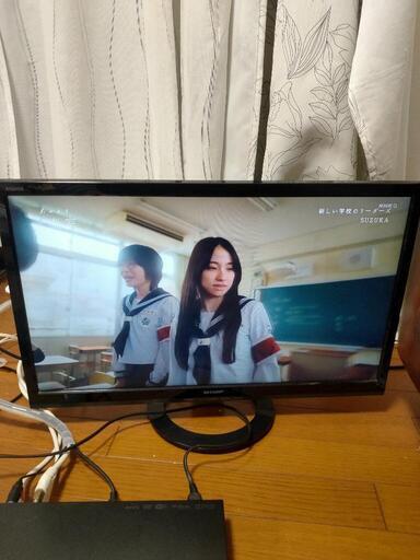 SHARP　テレビ　LC-24K30　リモコン、取説付き