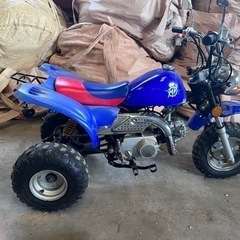 【もっともっと】値下げしました【走行距離たった65km】中華モンキー50cc トライク(バックギア付き)の画像
