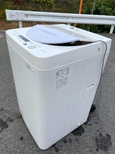 ?‍♀️☘️大阪市から阪南市まで配達設置無料?‍♀️シャープ洗濯機　5.5kg?保証有り