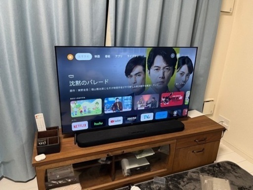 TCL 50V型 4K 液晶チューナーレステレビ 50P63E GoogleTV