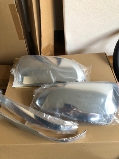 新品★新型ハリアー80系★ドアミラーカバー & ガーニッシュ カバー★ABSメッキパーツ★左右セット