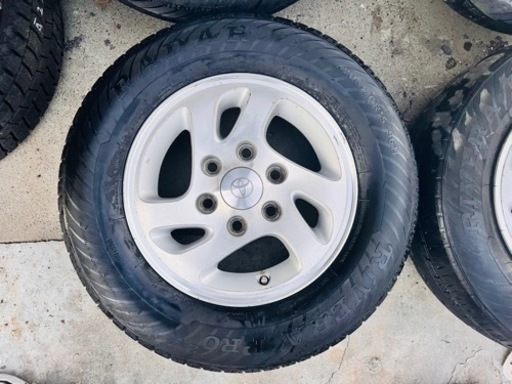 トヨタ 純正ホイール‼️ 希少希少 タイヤセット トヨタ ハイエースレジアス 純正 アルミホイール 15インチ 4本 / 15×6J +29 6H 139.7 ハブ径67 グランドハイエース グランビア