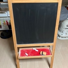 ミニ黒板　チョーク　黒板消し　子供おもちゃ　レア　折りたたみ
