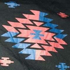 160　半袖　フロントプリントTシャツ　ブラック【配送可能】の画像