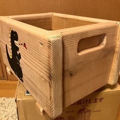 キュートなウッドプランターの画像