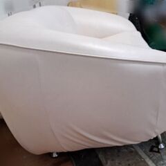 ２人掛けソファー　白/ホワイト　かわいい　東京都日野市の画像