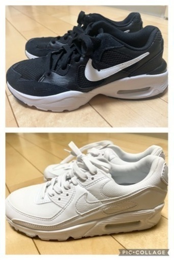 最終値下げ！ほぼ新品！NIKEスニーカー　NIKEエアマックス2足！　90とフュージョンどちらも24.5㎝