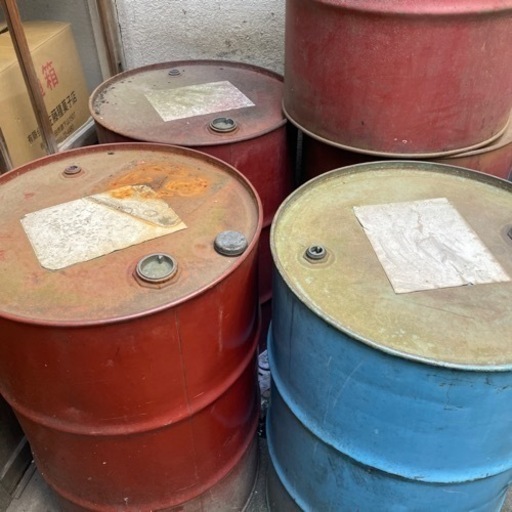 廃油ストーブ 生成廃油 ドラム缶4本付き