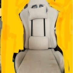 ゲーミングチェア　白　ホワイト