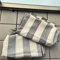 (現在取引中)【無料】ニトリ　はっ水日よけシェード2枚の画像