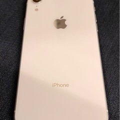 iPhoneXR ホワイト　SIMフリー　明日まで
