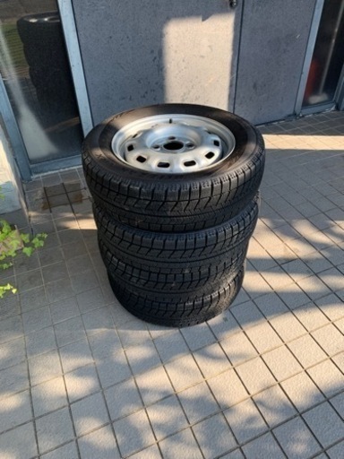ブリヂストン　ブリザック　スノータイヤ4本セット【155／65／13インチ】（1シーズンのみ使用良品）＊近くまで引き取り希望