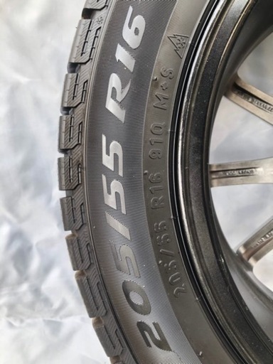 ⭐︎スタッドレス2021年製造　アウディA3 アルミ付き　205/55R16