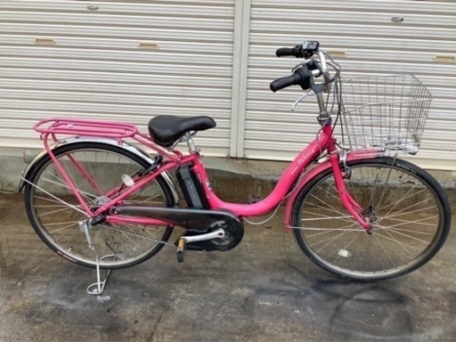 220  ブリヂストン新機種電動アシスト自転車assista26インチピンクアルミボディー
