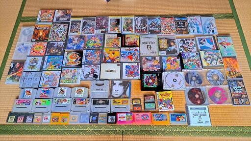 中古ゲームソフトまとめ売り128本セット