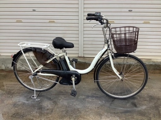 222  ヤマハ新機種電動アシスト自転車pas natura26インチパールホワイトアルミ