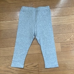 130サイズ　レギンス7部丈薄グレー