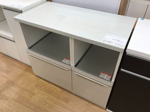 ★ジモティ割あり★ 高橋木工所 キッチンカウンター ホワイト H85×W100×D51 クリーニング済み KJ3428