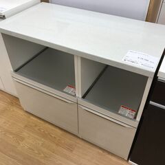 ★ジモティ割あり★ 高橋木工所 キッチンカウンター ホワイト H85×W100×D51 クリーニング済み KJ3428