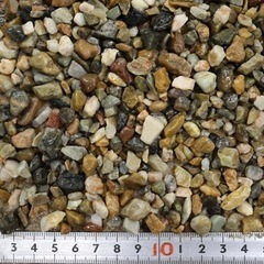 水を綺麗にする水槽の砂利　3kg　五色砂利　大瀬砂利 アクアリウム　溶岩　メダカの画像