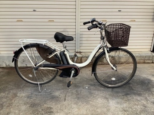 231  ヤマハ新機種電動アシスト自転車pas natura26インチホワイトアルミボディ