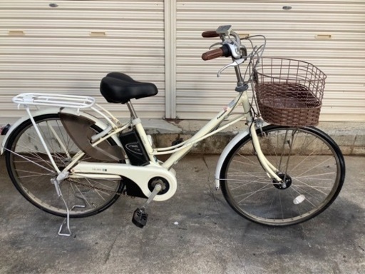 233 パナソニック新機種電動アシスト自転車COLORS 26インチホワイトボディー