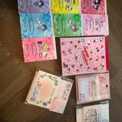 セーラームーン　サンリオ　コラボメモ帳の画像