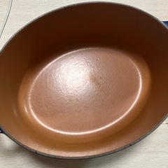 ル・クルーゼ ココット オーバル 27 ブルー 青 両手鍋  Le Creuset キッチン用品の画像