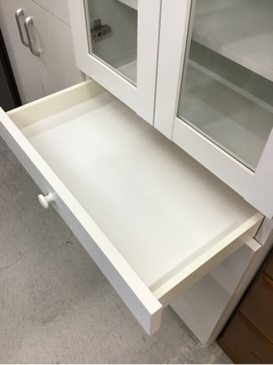 楽天市場】食器棚 中古（カラーホワイト）の通販 ●販売終了●食器棚　ホワイト　白　中古品