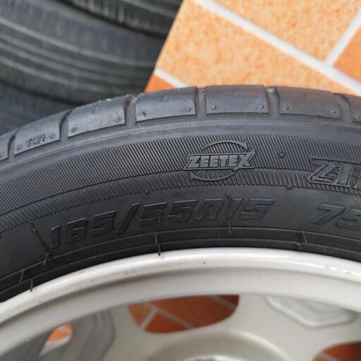 Nissan15インチホイールセットタイヤ付きキューブ純正ホイール軽